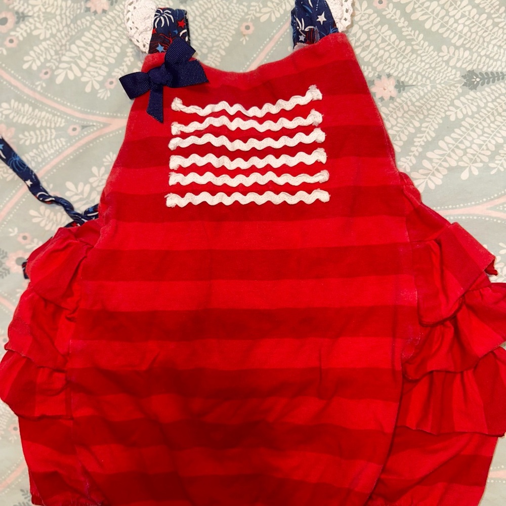 3T RRR July 4th Romper